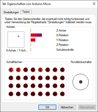 Gamepad Settings