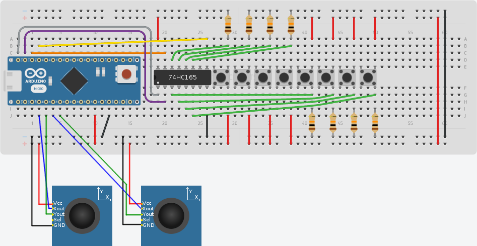 Joystick wiring