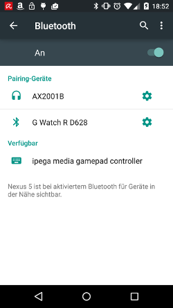 Add bluetooth device (Android)